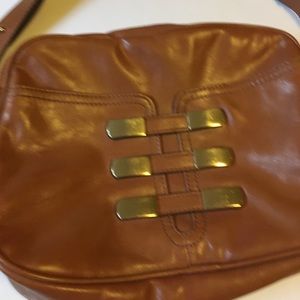 Purse Dana Buchman Light brown with chain link